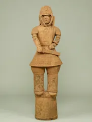 国宝　埴輪 挂甲の武人　古墳時代・6世紀　群馬県太田市飯塚町出土　土製　東京国立博物館蔵　(※貸与予定作品)
