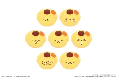 ポムポムプリン／カスタード味餡(表情ラインナップ)