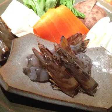 天草車海老のしゃぶしゃぶ