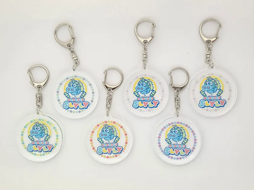 のんびりスラィリーアクリルキーホルダー6種類