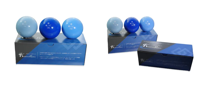 ネクストべース初のトレーニング器具となる「キネティックボール」