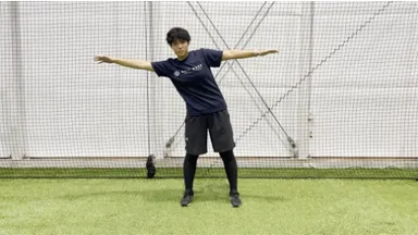 Bコース：スタンディングラテラルリーチ