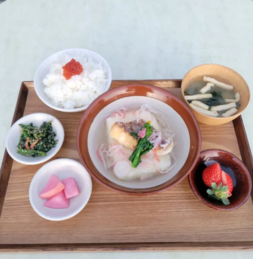 桜鯛と豆腐の揚げ出し定食