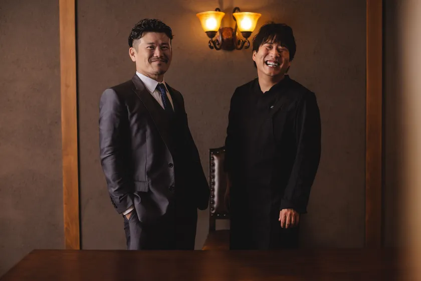 左 上嶋 / 右 中尾