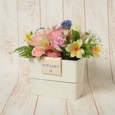 花とネームプレート(アレンジ例)