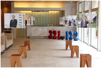 ファミリーデー会場の様子（エントランスからの眺め）