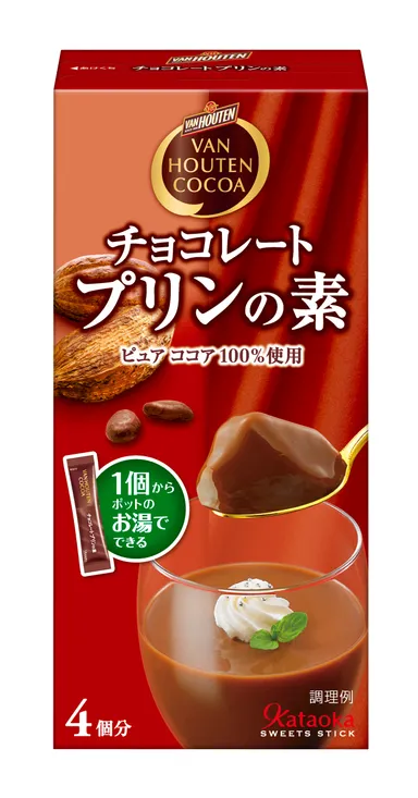＜SWEETS STICK＞バンホーテン チョコレート プリンの素
