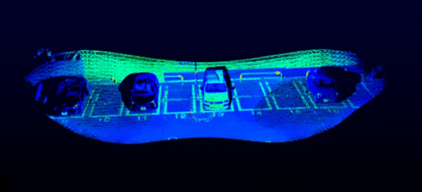 3D-LiDARによる点群表示