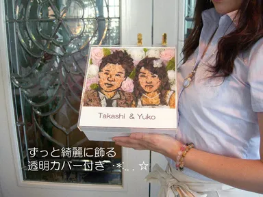 似顔絵フラワー　結婚式