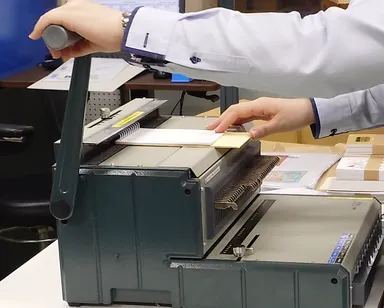 その場で製本してお渡しします