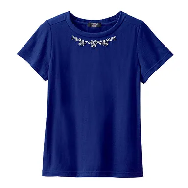 ビジュー付きTシャツ(LIZ LISA doll)（品番：TB-996）