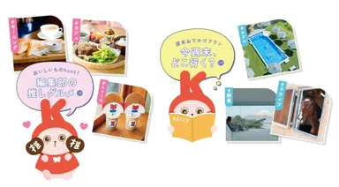 編集部がおすすめするグルメやスポット満載でお届け！