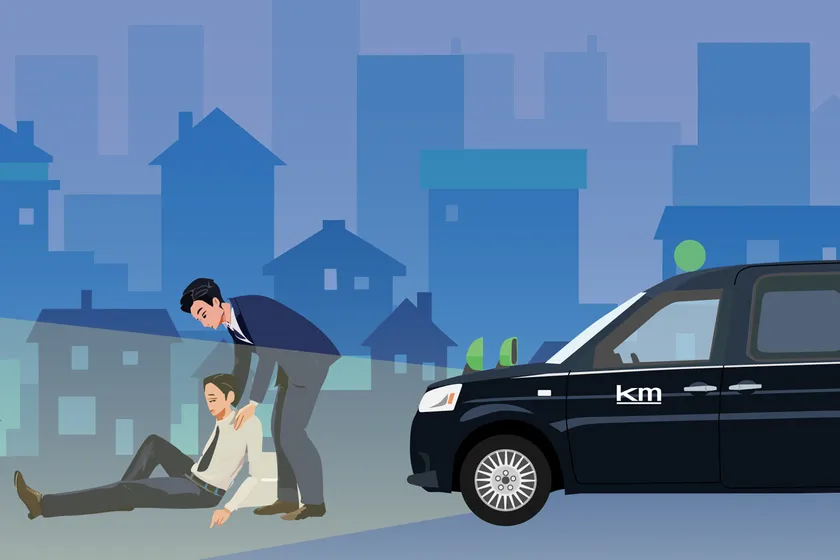 路上寝込み者等の保護イメージ