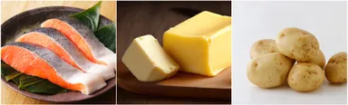 鮭も、バターもじゃがいもも、北海道産(画像はイメージです)