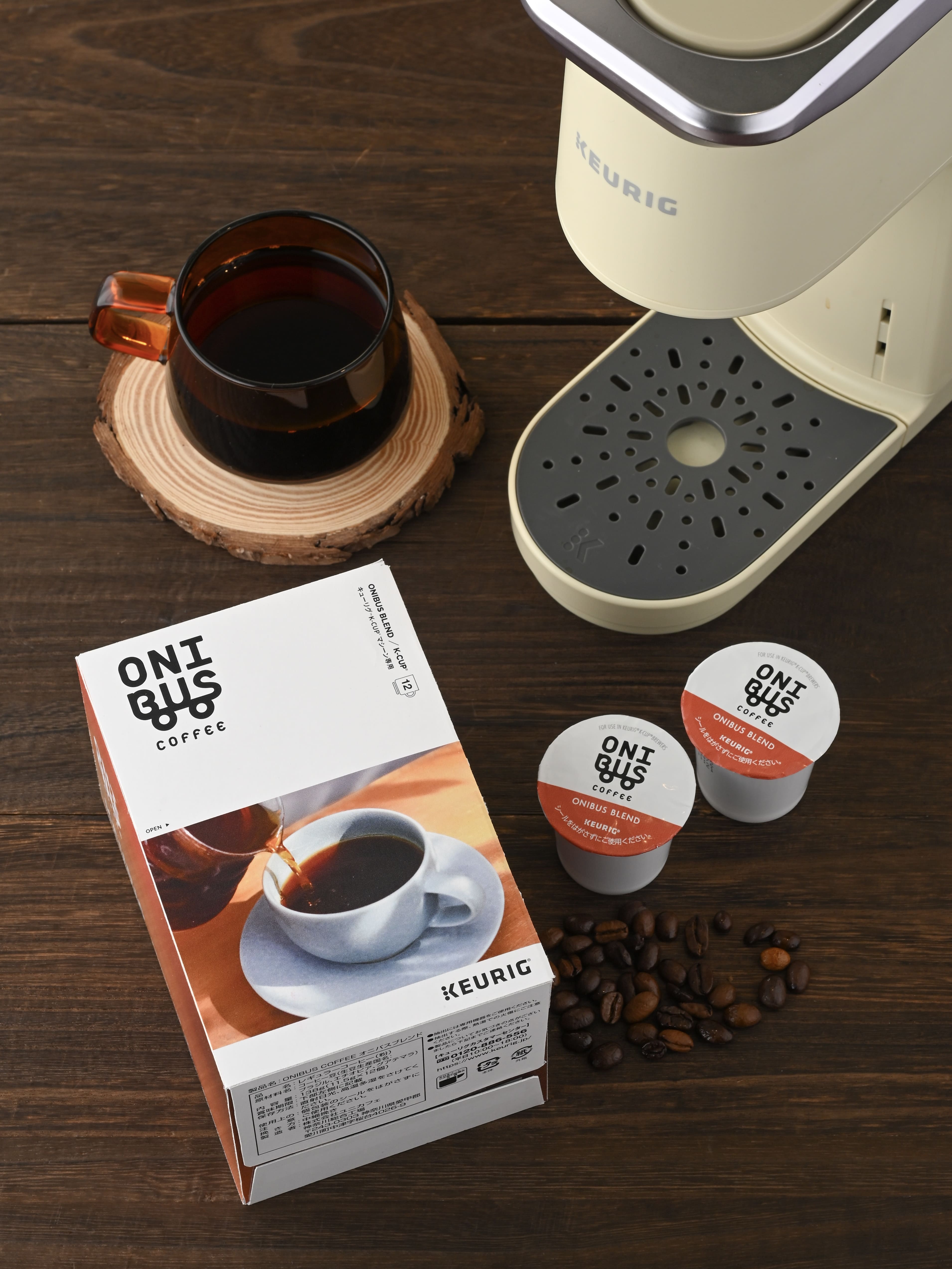 ONIBUS �� KEURIG(R) ��Ʊ��ȯ����ONIBUS COFFEE ���˥Х��֥��ɡ٥��ץ����4��1��ȯ��