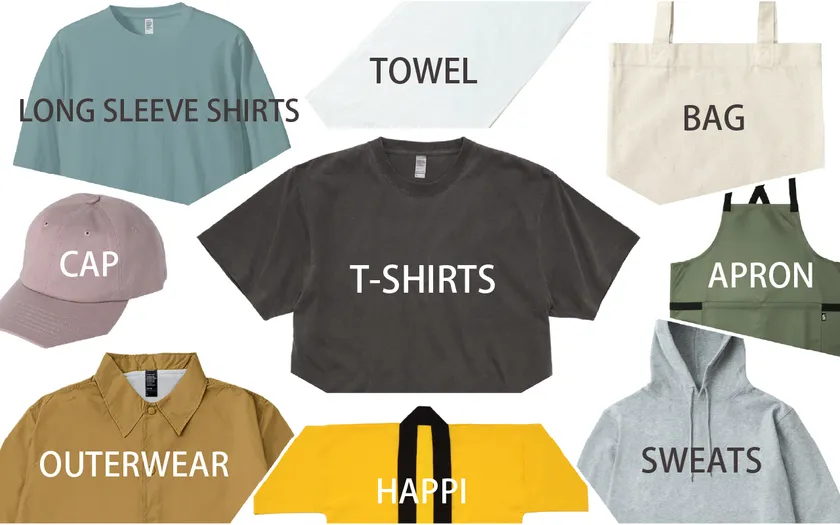 展開アイテム一覧