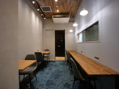 個室感のあるスペース