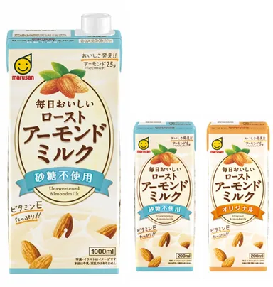 マルサンアイ株式会社　アーモンドミルク一覧