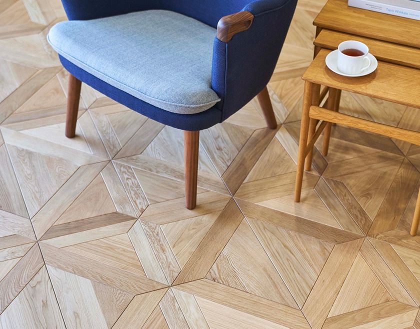 老舗フローリングメーカー・イクタが新製品
「ビンテージフロアーラスティック パーケット」を発売