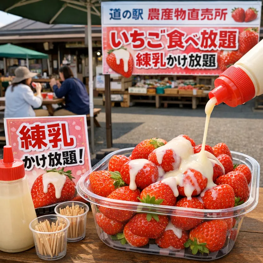 練乳Bar! ※写真はイメージです