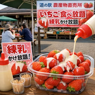 練乳Bar！ ※写真はイメージです