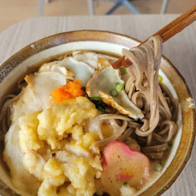 ふぐを楽しむおそばが登場