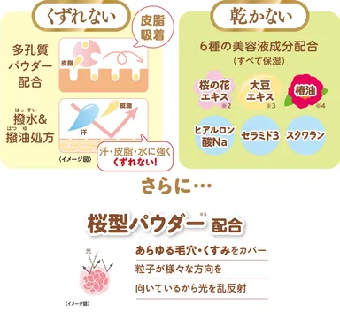 舞妓はん　おしろいの特長