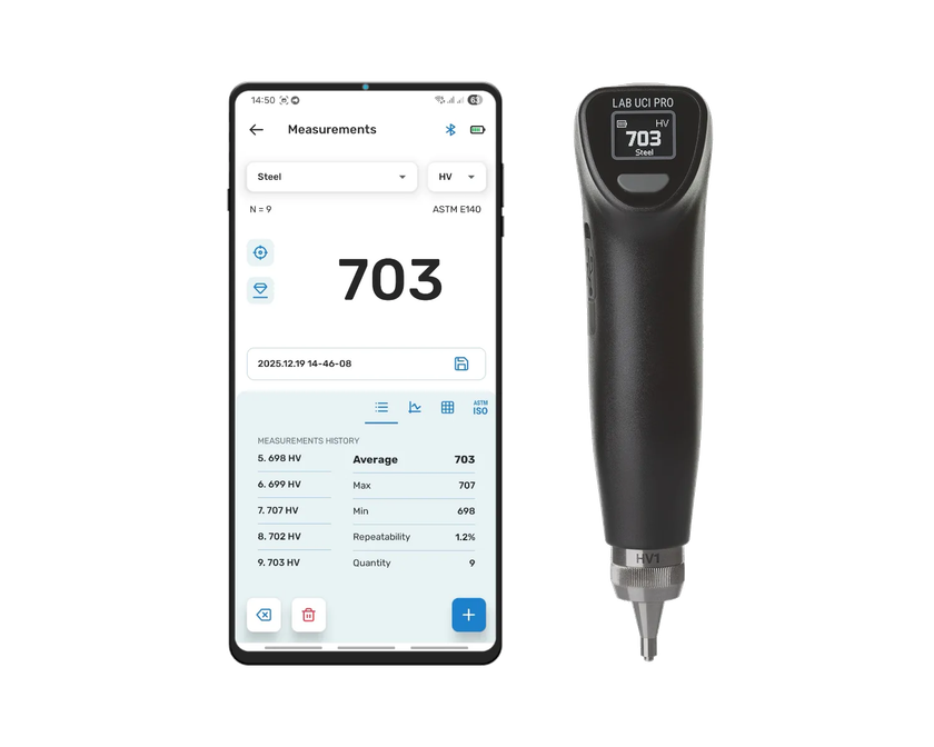 独自の技術により測定のばらつきを大幅に低減　
既存の装置を陳腐化する第2世代のUCI硬さ計　
金属硬さ試験機『Lab UCI Pro』を3月25日より販売開始