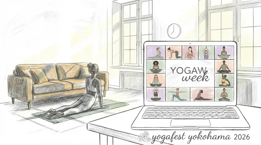 自宅で気軽に無料でオンラインヨガ