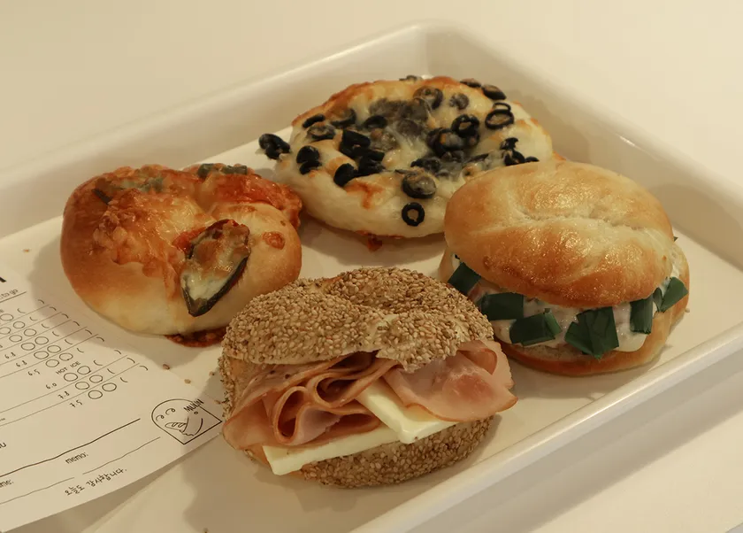 お惣菜ベーグル