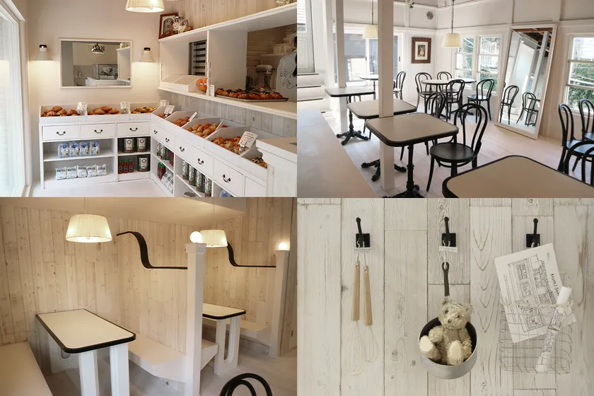 白を基調とした内装