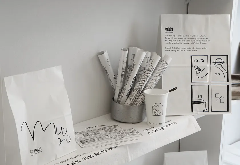 写真映えする持ち帰り袋