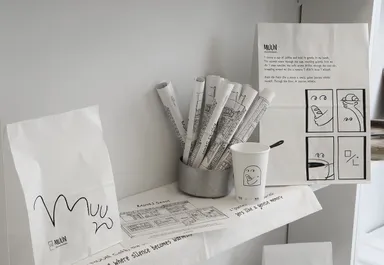 写真映えする持ち帰り袋