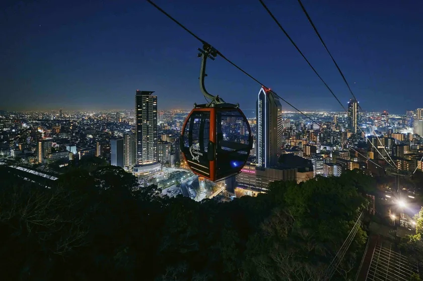 神戸布引ロープウェイ 夜景