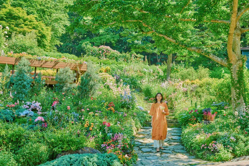 神戸布引ハーブ園のコンセプトガーデン「四季の庭」