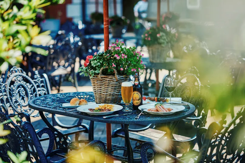 展望プラザで優雅なランチタイム