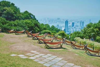 園内各所に設置されている「ハンモック」