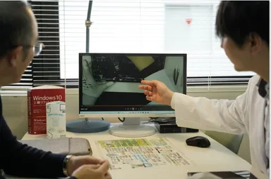 パソコン修理指導模様