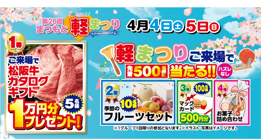 来場者特典(抽選会)