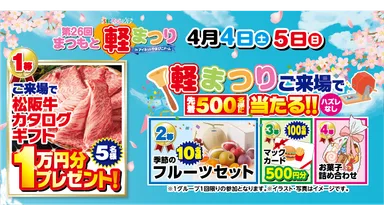 来場者特典(抽選会)