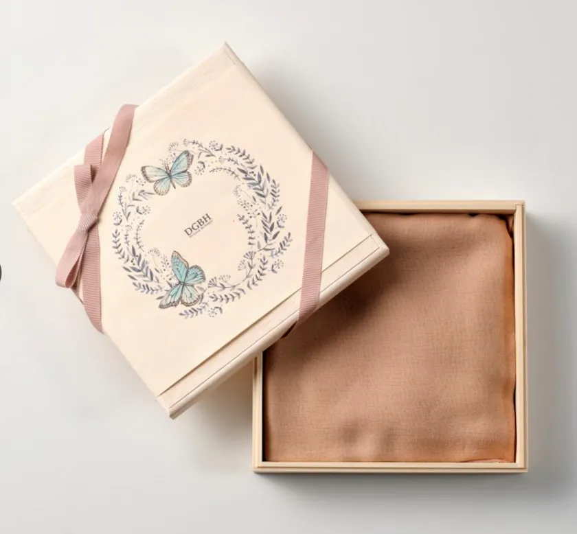 北海道材トドマツ　ギフトボックス(正方形)