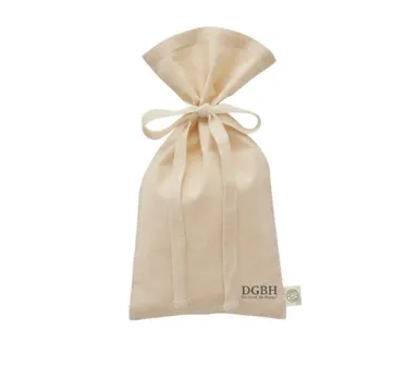 DGBHオリジナル　オーガニックコットン ラッピング巾着 S