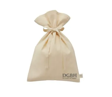 DGBHオリジナル　オーガニックコットン ラッピング巾着 M