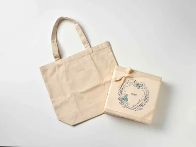 DGBHオリジナル　オーガニックコットン キャンバストート　L ＆北海道材トドマツ　ギフトボックス