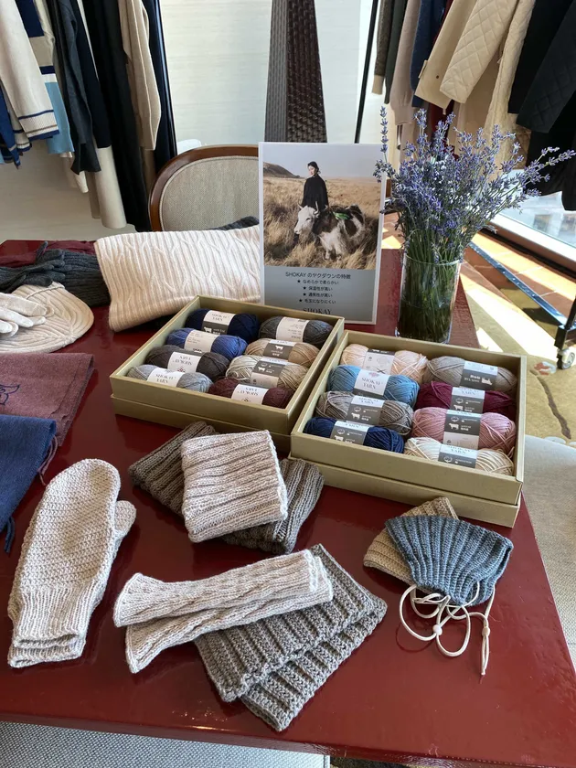 SHOKAY＋ぽからコラボ企画手編みアイテム