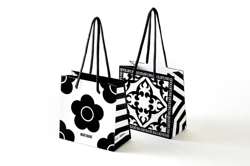 「黒船」×「MARY QUANT」オリジナル手提げ袋(表・裏)