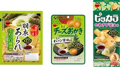 安曇野産本わさび粉末を使用した風味豊かなわさび醤油味の商品