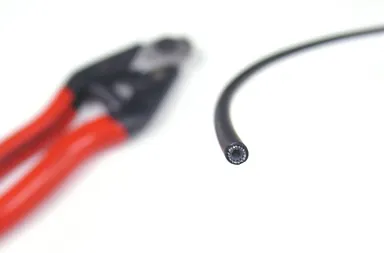 アウターケーブル切断画像