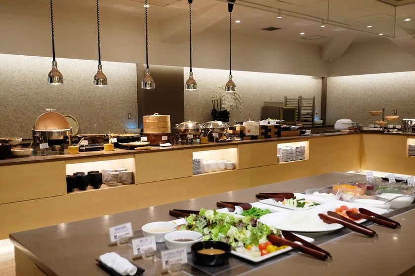 朝食ビュッフェ