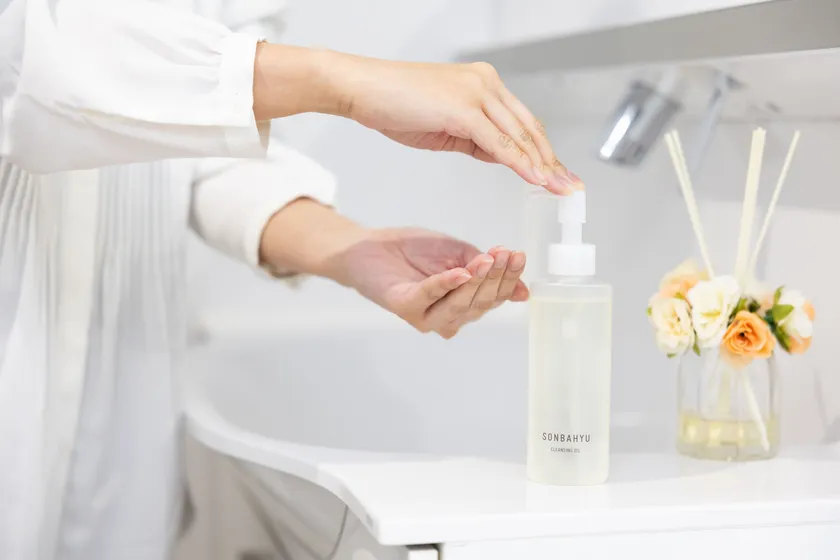 馬油40%配合した使いやすいポンプ式